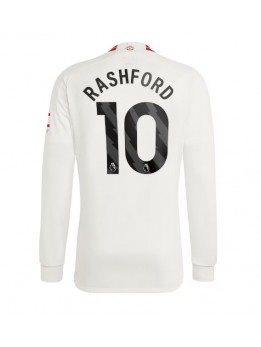 Billige Manchester United Marcus Rashford #10 Tredjedrakt 2023-24 Langermet
